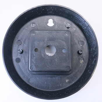 138mm ABS Plastic Black Square Movement Quartz Clock Back Cover Modern Design Durable Construction for Unique Wall Hanging DIY