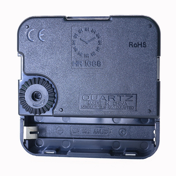 HR1688 31mm Quartz Step Clock Movement Modern Square Plastic Clock Accessory Durable Design AA Battery Operated Portable Decor