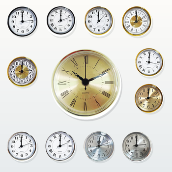 90mm Quartz Clock Insert Module Modern Roman Arabic Numeral Dial DIY Battery Operated Furniture Repair Replacement