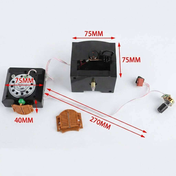 Cuckoo Clock Movement Kit Speaker Bird Trigger Battery Plug-In Connector Control Module for DIY Repair Replacement Modern Design