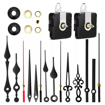 Creative Fork Knife Style Modern Metal DIY Silent Quartz Clock Movement Kit Multiple Replacement Parts for Kitchen/Cafe Wall