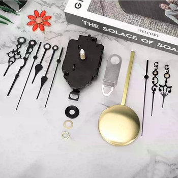 Modern Square Design DIY Decorative Sweep Pendulum Clock High-Gloss Black Plastic Pointer Quartz Movement Portable Durable Wall