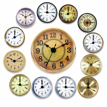70mm Quartz Clock Insert Movement with Roman Arabic Numeral Dial for DIY Craft Furniture Repair Replacement Home Decor