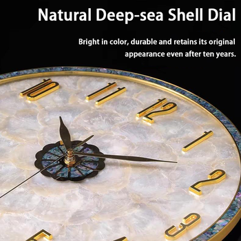 Luxury Contemporary Designer Double Face Needle Wall Clock Quartz Movement Antique Style Living Room Home Decor Still Life