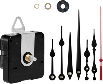 5168 Modern Sweep Clock Mechanism Kit Replacement 3 Pairs Clock Hands AA Battery DIY Repair Parts Quartz Plastic Movement