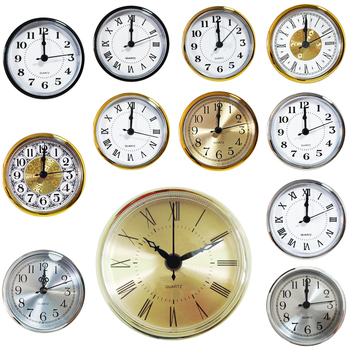 90mm Modern Roman/Arabic Numbers Durable Plastic Quartz Movement AA Battery Powered Insert Replacement Clock DIY Wall Clock