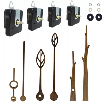 5168 DIY Plastic Quartz Clock Movement Mechanism Kits Modern Silent Wood Clock Hands Square Pattern AA Battery Powered Home