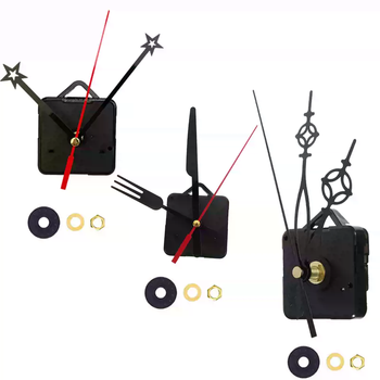 5168 Modern Silent/Scanning Quartz Clock Movement DIY Assembly Kit with Metal Hands Durable & Portable AA Battery Operated