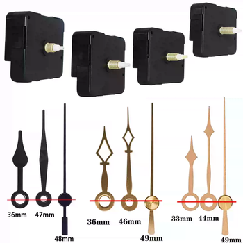 1688 Modern Silent Quartz Clock Movement DIY Home Decor Wall Clock Accessory Short Mini Metal Aluminum Hand Sweep Battery